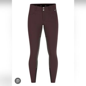 Kerrits Women's Burgundy Breech Riding Tights